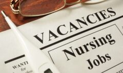 newspaper with vacancies for working as a nurse in Norway