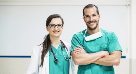 happy smiling Spanish nurses in Norway